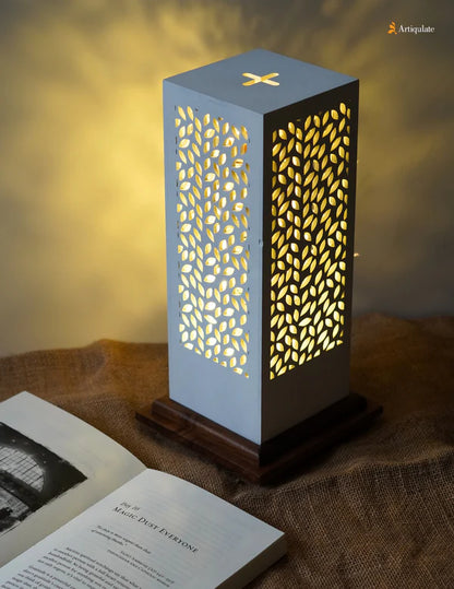 Wooden Table Lamp - Forest Floor